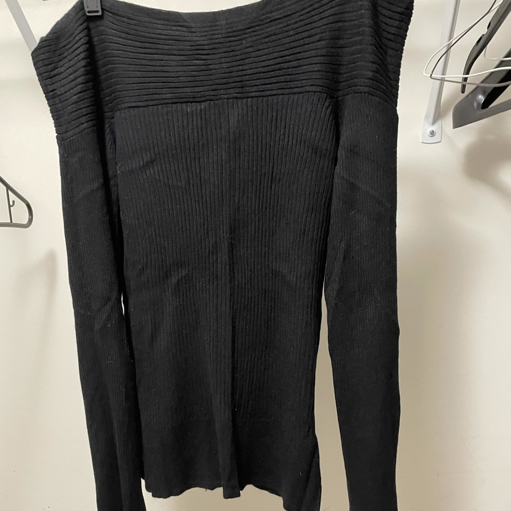 Off the shoulder sweater